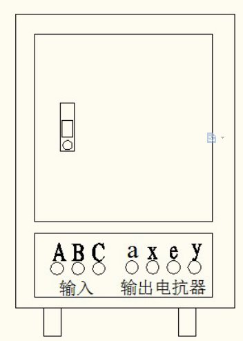三倍频感应耐压仪背面图 三倍频感应耐压仪背面图